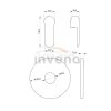 INVENA - Bateria podtynkowa natryskowa 1-funkcyjna SIROS  BP-90-CO1-A